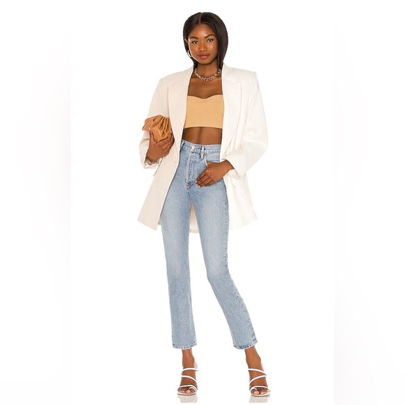 AGOLDE Riley High Rise Straight Crop in Dimension Size 29 - Picture 1 of 10